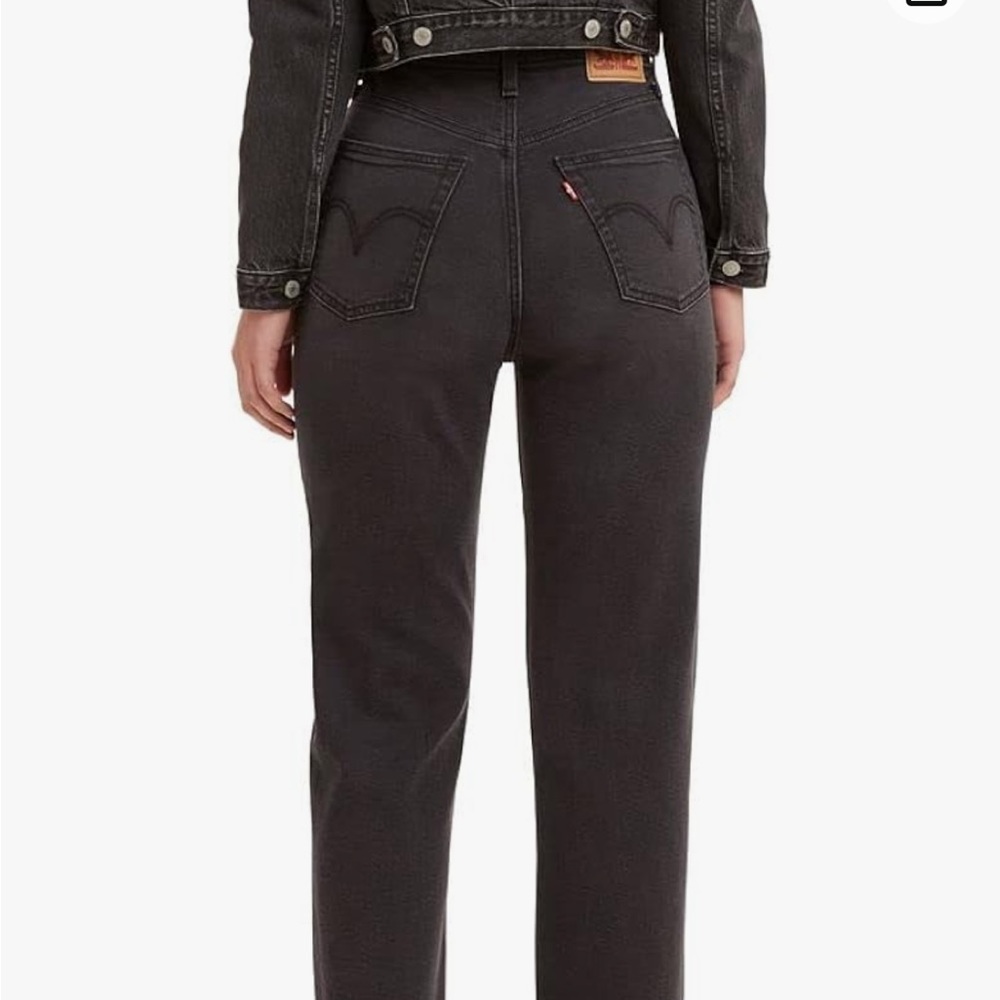 Levi’s Rigcage Ankle Straight - Black Rinse